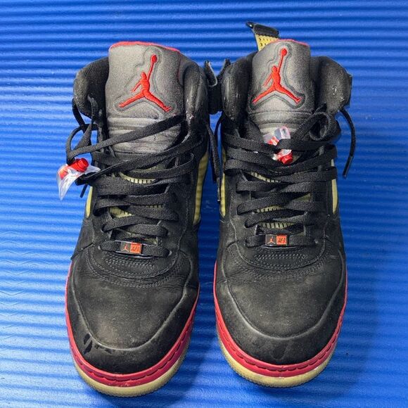 Size 12- Men’s Nike Air Jordan AJF 5 'Varsity Red' 318608-062 RARE 2007 - Picture 4 of 8